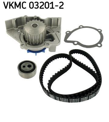 Pompe à eau + kit de courroie de distribution (Kit courroie de distribution) SKF ref. VKMC 03201-2